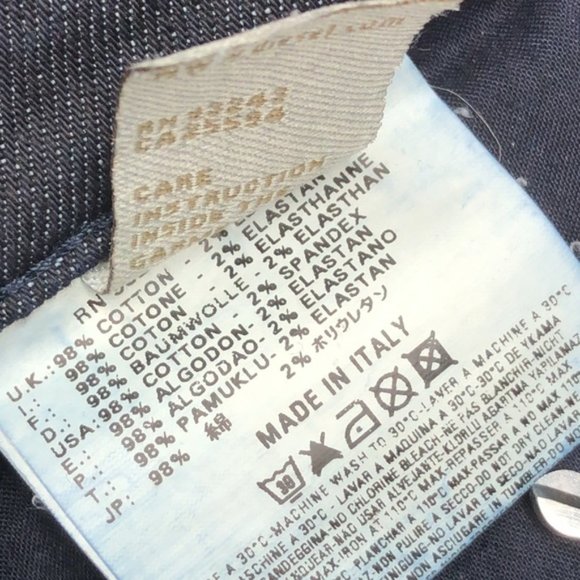 LIKE NEW (Never Washed) DIESEL DARKWASH LIV STRETCH SLIMCUT JEANS 28x32 ⭐ - Picture 5 of 10